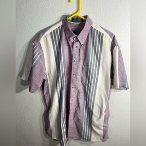 Vintage Striped Button-Down Shirt